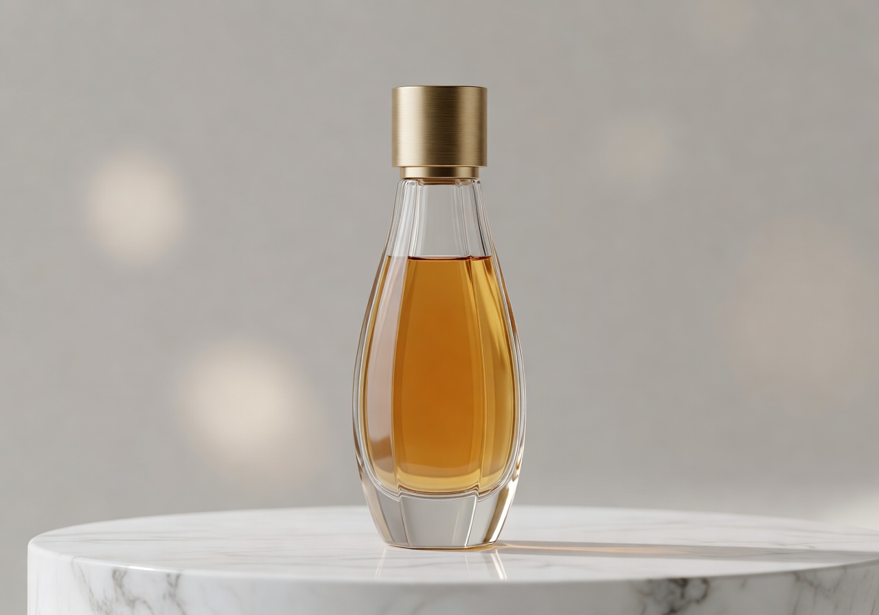 Elegant perfume refill bottle